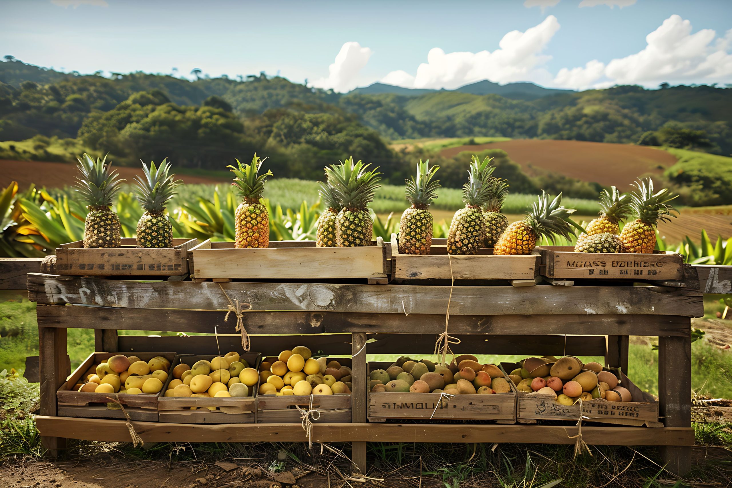 ananas-prets-a-la-vente